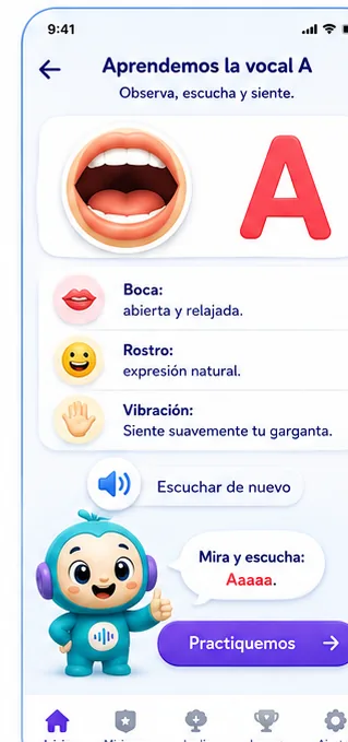 Aprendemos la vocal A