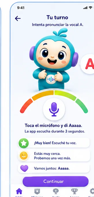 Práctica de voz de la vocal A