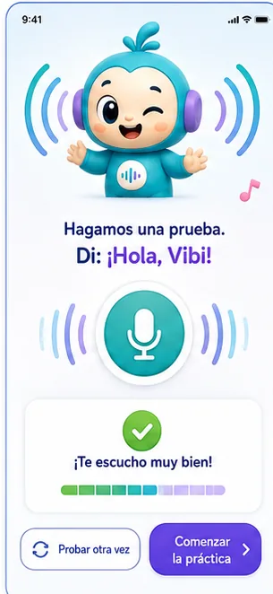 Prueba del micrófono